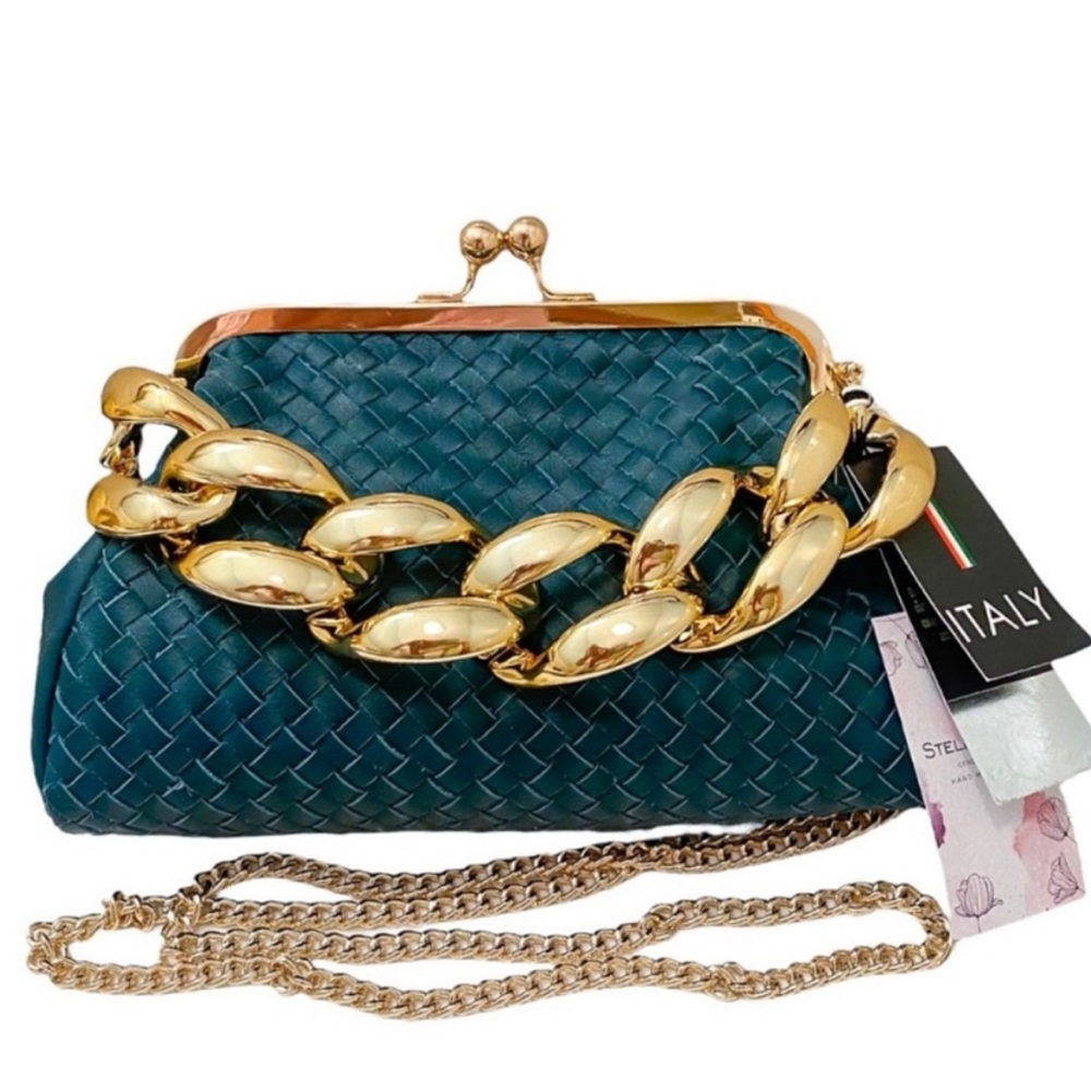 NWT Stella Bianca Italian Leather Bag